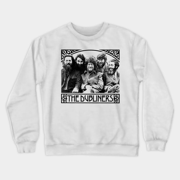 The Dubliners -- Vintage Style Original Design Crewneck Sweatshirt by feck!